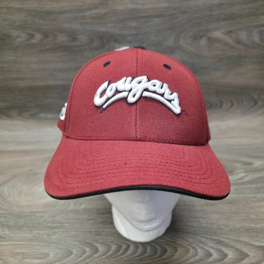 WSU Cougars Hat WAZZU Colosseum Adjustable Strapback Maroon Collegiate NCAA‎